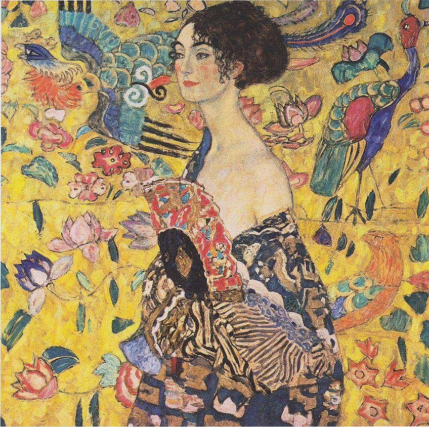 lukisan Lady with a Fan (dok. Belvedere Museum via artincontext.org)