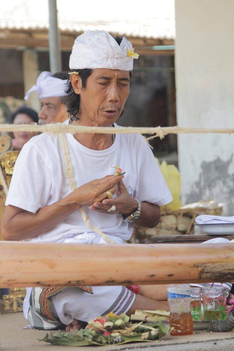Ida Nyoman Sugata, dalang dari Kabupaten Karangasem. (Dok.Ida Nyoman Sugata)