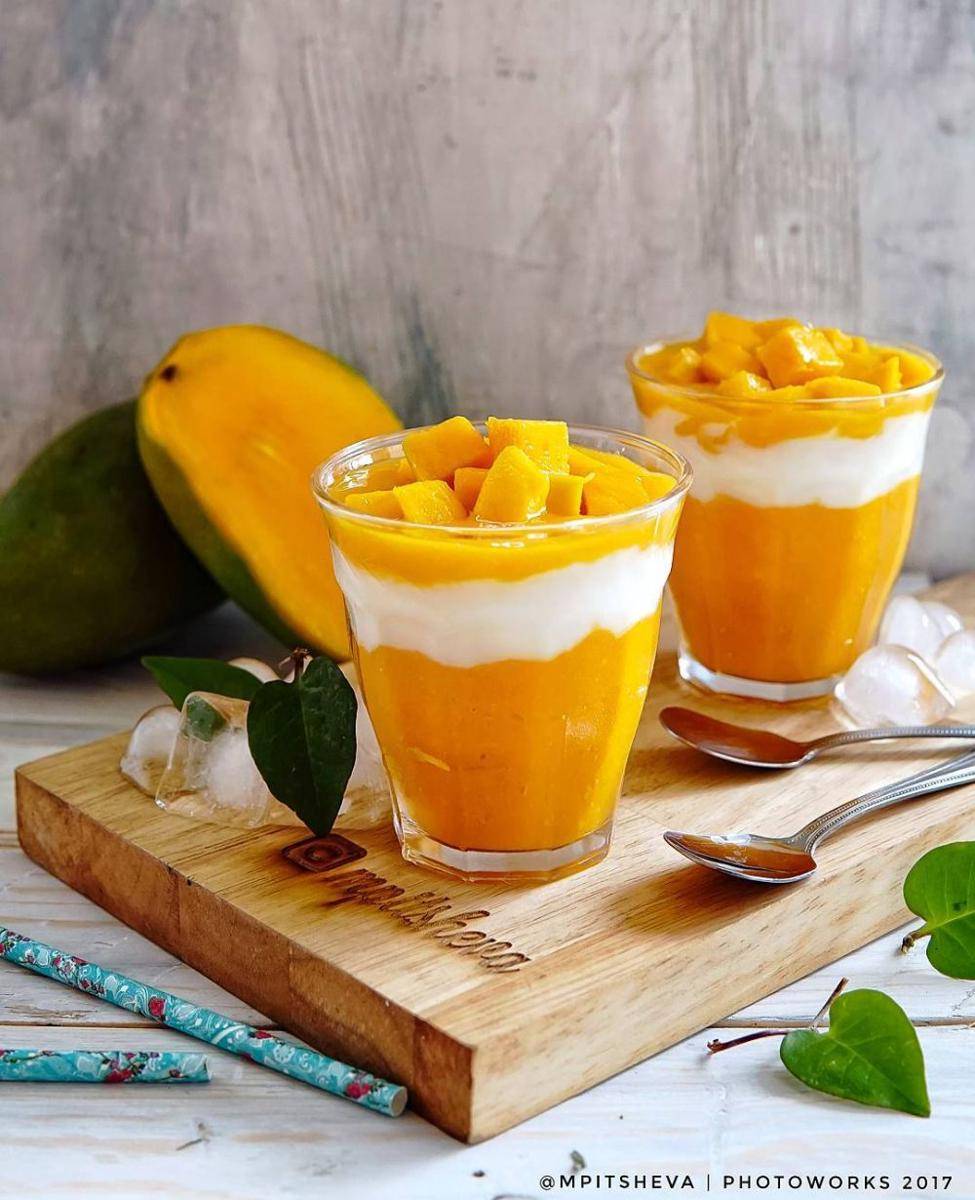 ilustrasi smoothies mangga (instagram.com/mpitsheva)