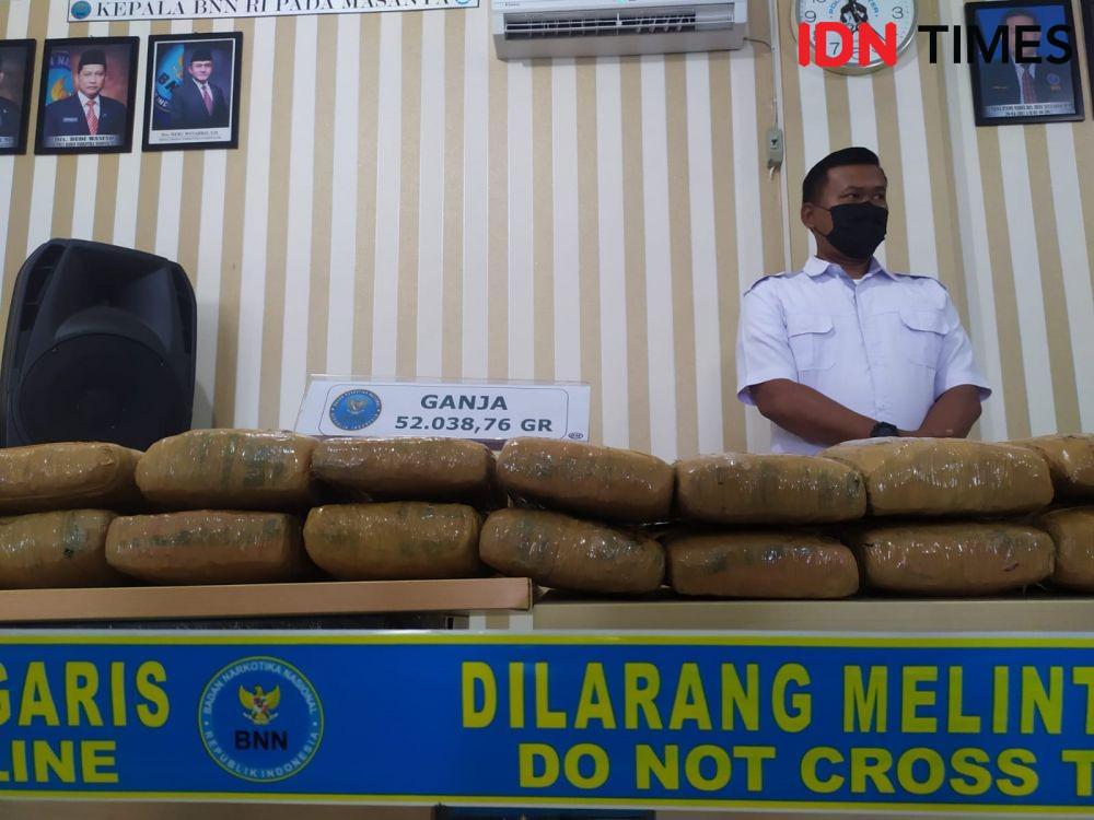 Duh! Dua Napi Lapas Kalianda Lampung Kendalikan Peredaran Ganja 52 Kg
