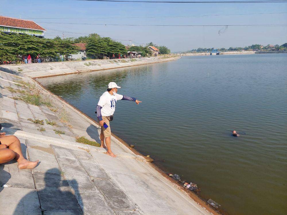 Jasad korban sebelum dievakuasi. IDN Times/Moch Fad