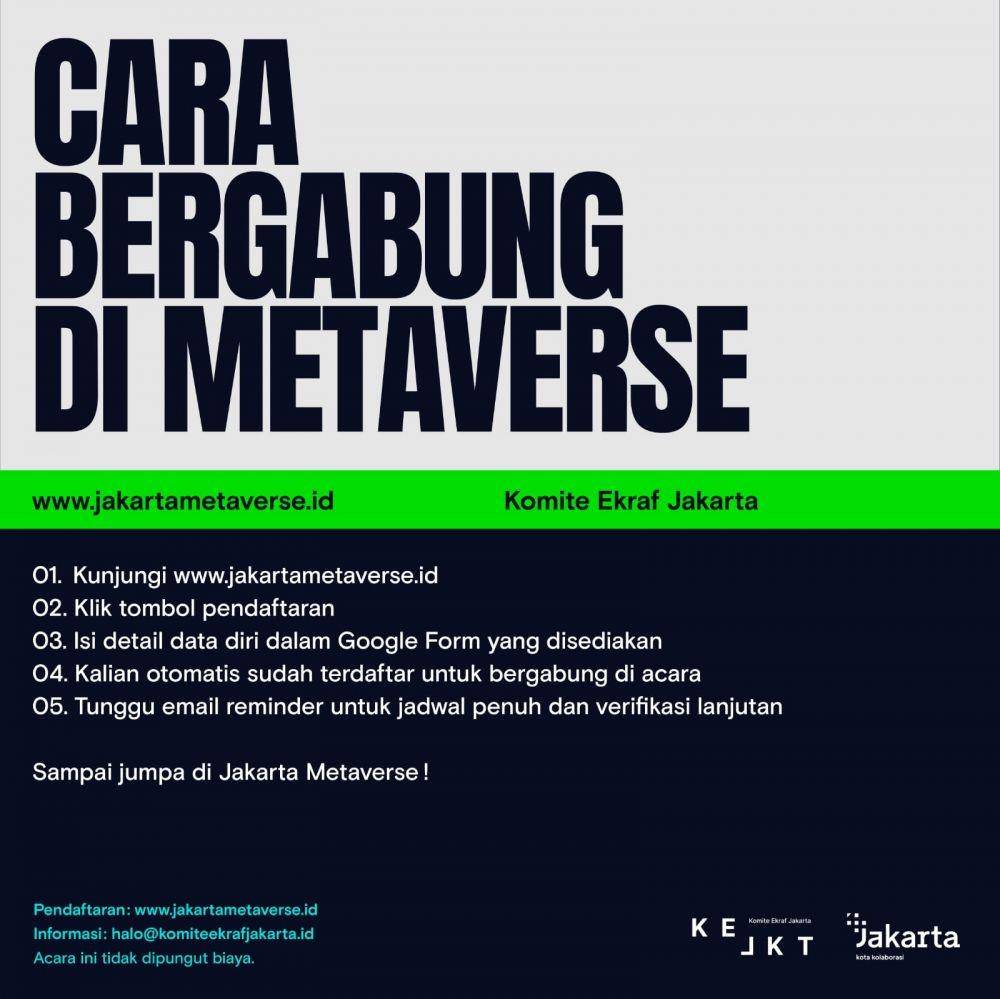 Jakarta Metaverse: The New Age of Creative Economy. (dok. Jakarta Metaverse)