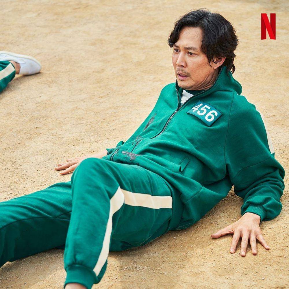 Cuplikan Lee Jung Jae di KDrama Squid Game. (instagram.com/netflixkr)