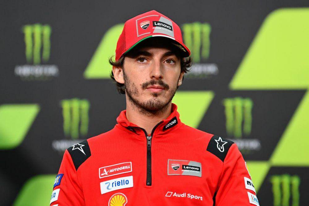 Bagnaia pada sesi konferensi pers GP Inggris (motogp.com)