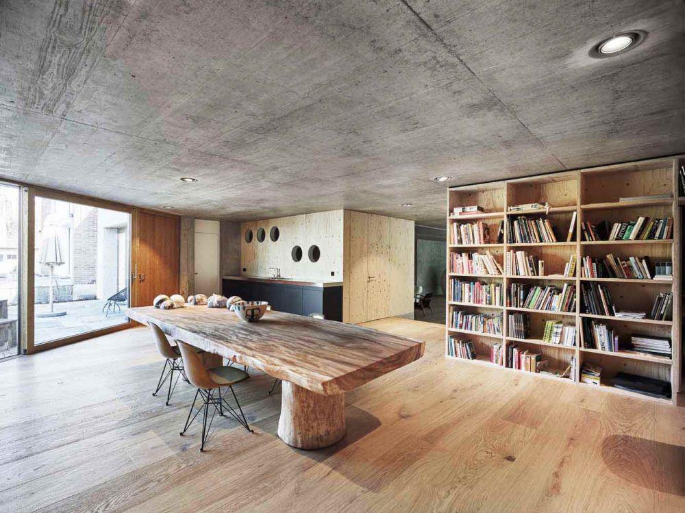 5 Paduan Kayu dan Beton Ekspos untuk Rumah Tinggal Super Keren
