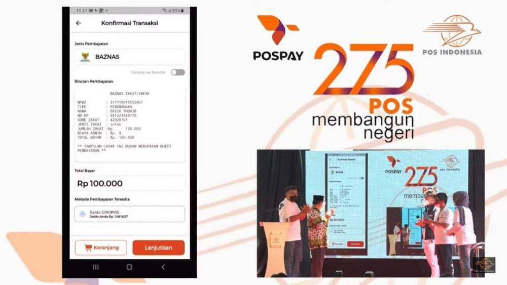 Baznas kerja sama dengan PT Pos  (dok Baznas)