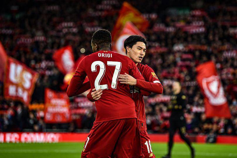 Divock Origi dan Takumi Minamino (liverpool.com)