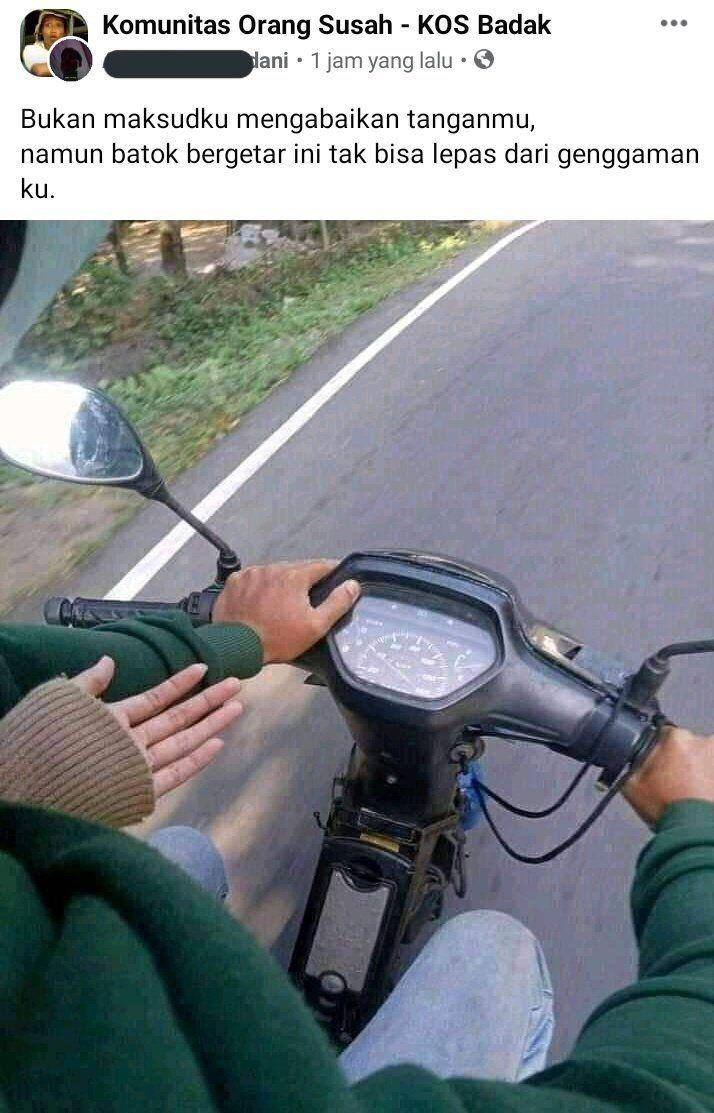 meme pacaran naik motor (twitter.com/mhwnk_)