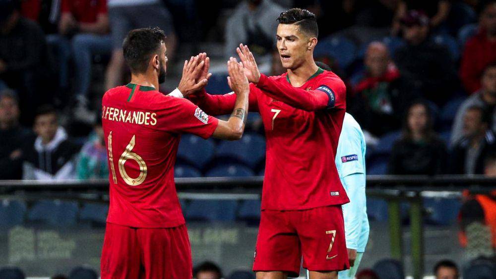 Cristiano Ronaldo dan Bruno Fernandes (as.com)