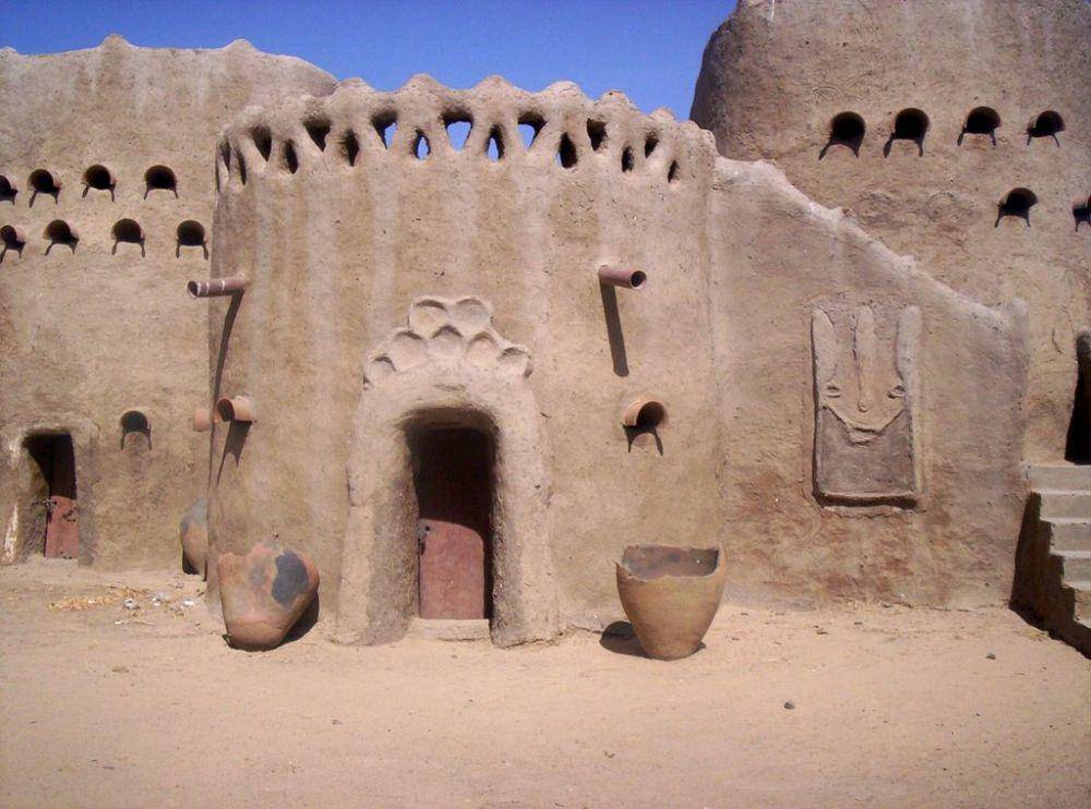 bekas gedung Sultan Sao di Desa Gaoui, Chad (mapio.net)