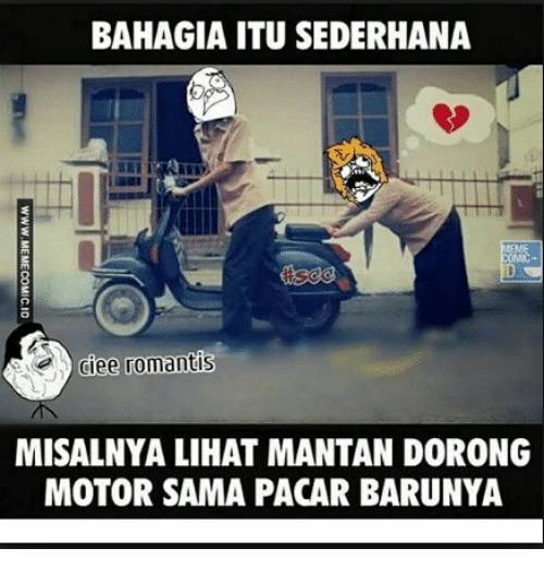 meme pacaran naik motor (instagram.com/memecomic.id)