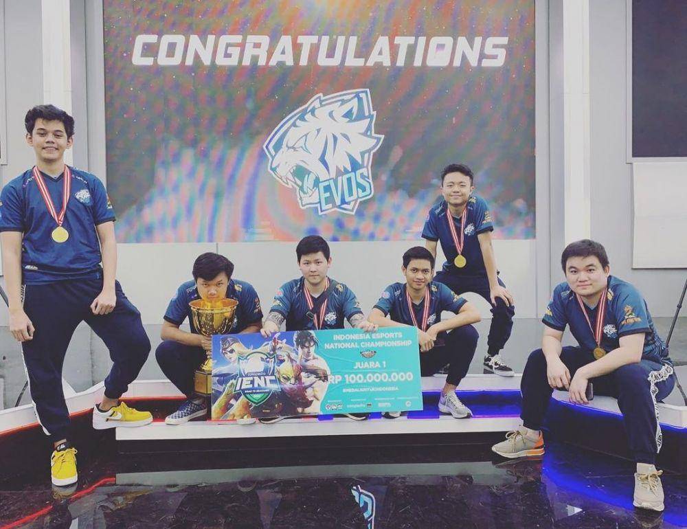 potret tim EVOS Legends (2019) (instagram.com/evos.rekt_)