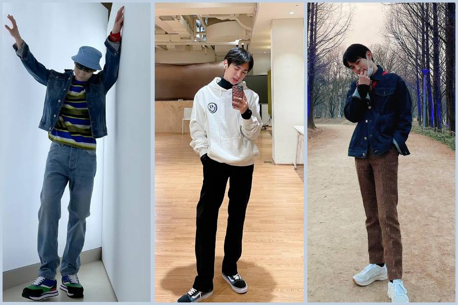 ootd sneakers Key SHINee (instagram.com/bumkeyk)