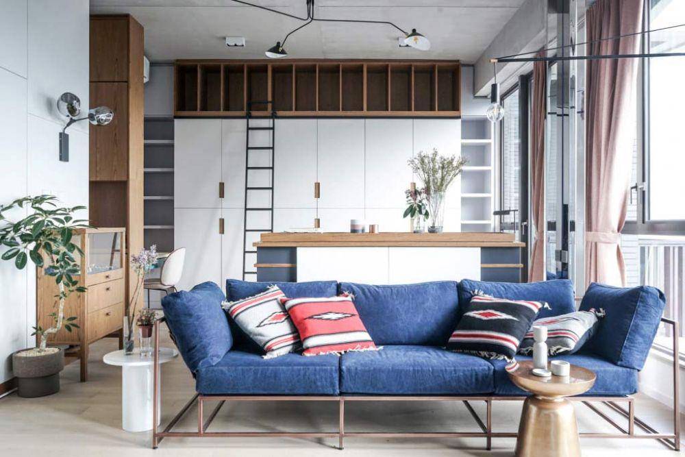 Interior dengan konsep perpaduan, karya Jaak. (home-designing.com)