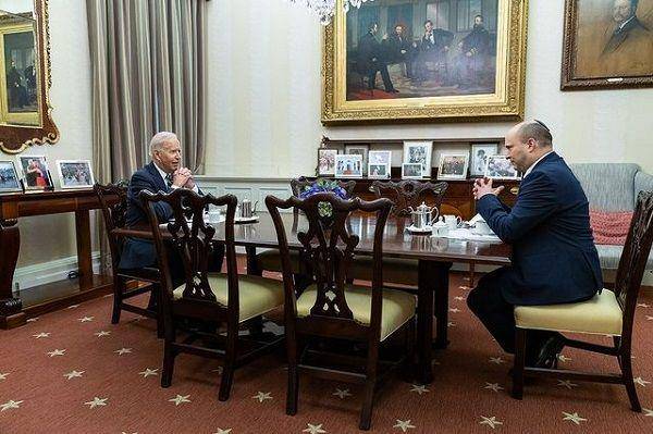 Presiden Amerika Serikat, Joe Biden, bertemu dengan Perdana Menteri Israel, Naftali Bennett, di Gedung Putih pada hari Jumat, 27 Agustus 2021, waktu setempat. (Instagram.com/potus)