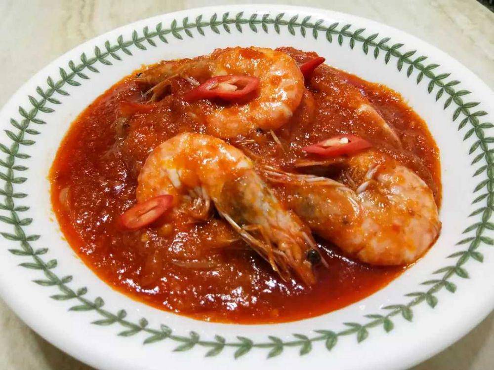 Udang pedas (instagram.com/jalan_makan_rose)