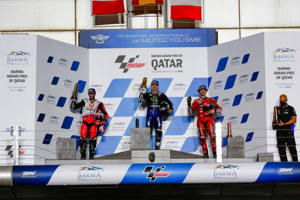 Podium GP Qatar musim 2021 (motogp.com)