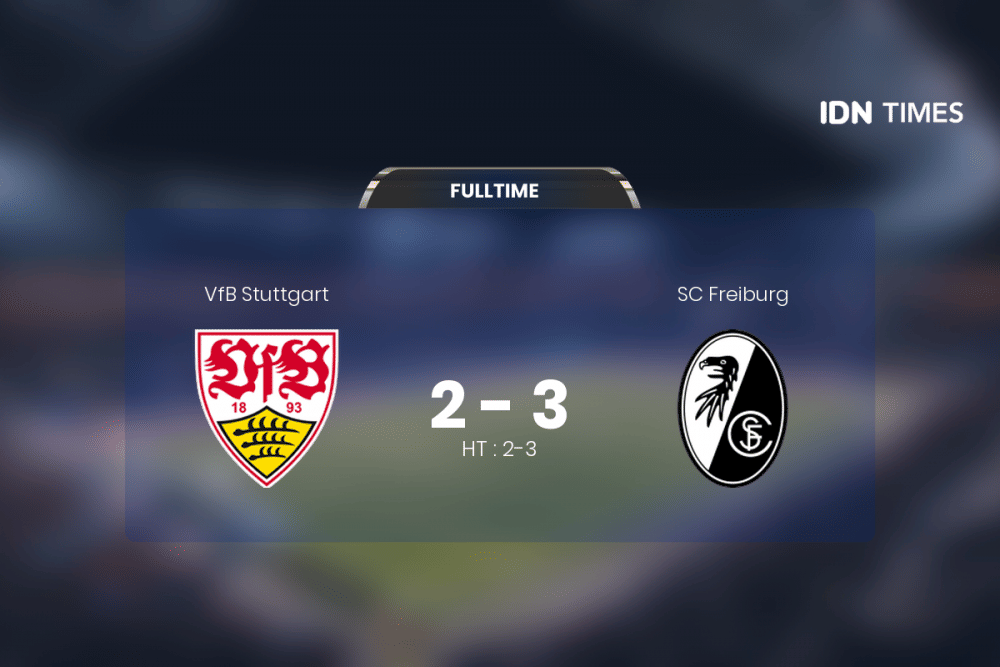 Vfb Stuttgart Dihajar SC Freiburg 2-3, C. Streich Puji Pemain
