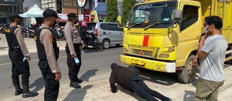 Polres Pringsewu memperketat akses masuk ke kabupaten setempat. (IDN Times/Polres Pringsewu).