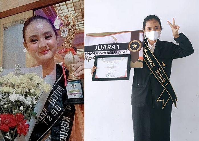 Lidya Yohana Siregar meraih predikat mahasiswa berprestasi pertama Institut Teknologi Sumatera (ITERA) 2021. (IDN Times/Istimewa).