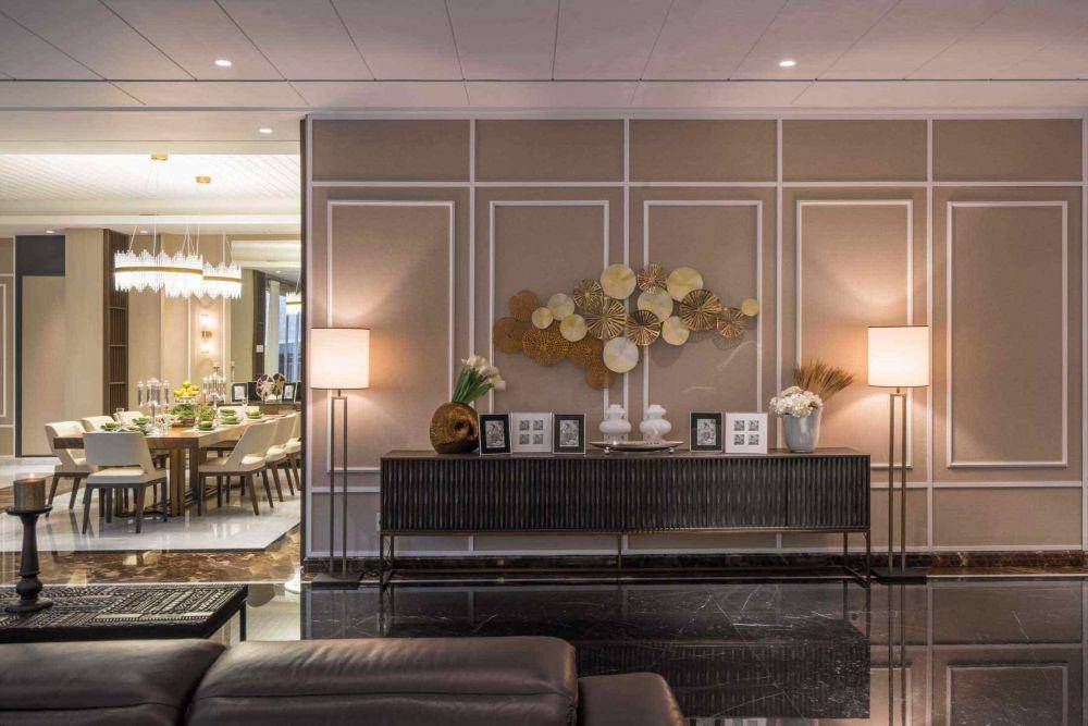 Lantai marmer HP Residence, karya Arcon-Interior &Furniture Contractor. (arsitag.com/Arcon-Interior &Furniture Contractor)