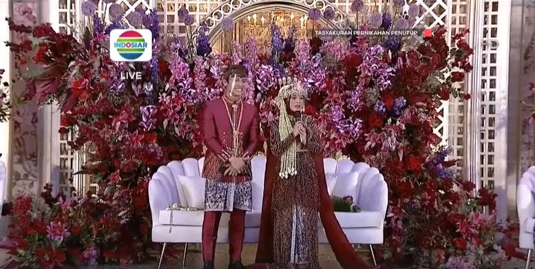 Tasyakuran Pernikahan Takdir Cinta Lesti Kejora dan Rizky Billar (Via Vidio.com)