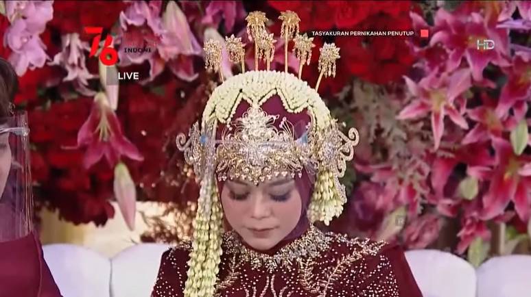 Tasyakuran Pernikahan Takdir Cinta Lesti Kejora dan Rizky Billar (Via Vidio.com)