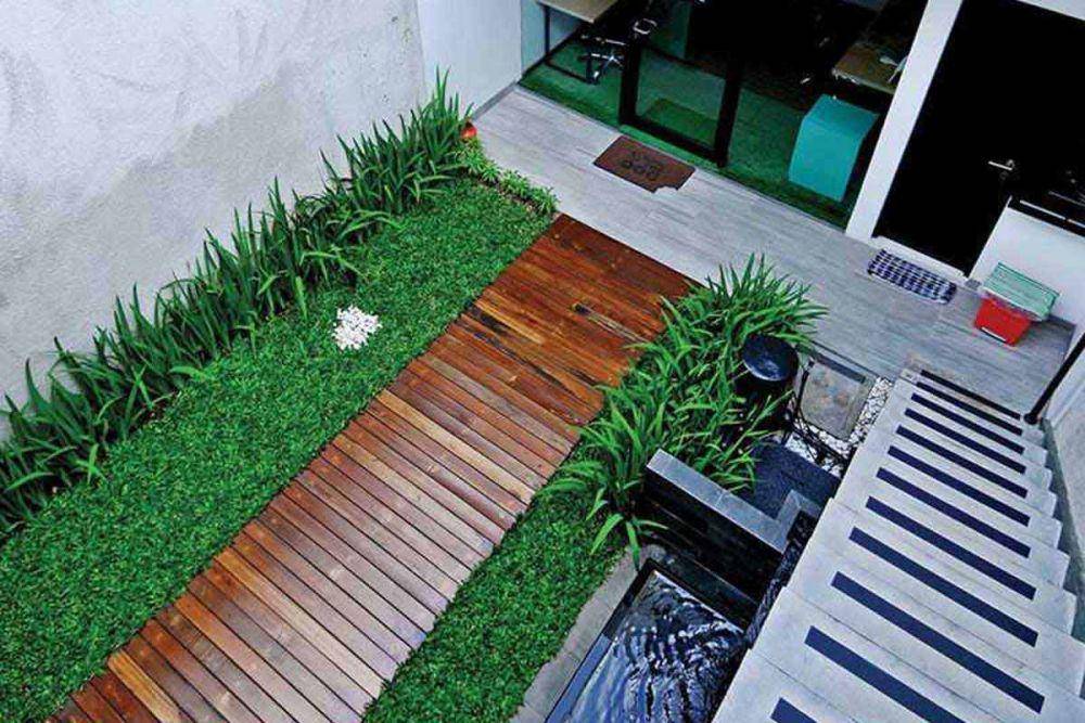 Taman minimalis, karya Vindo Design. (arsitag.com/Vindo Design)