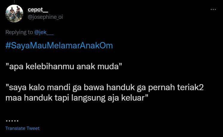 cara meyakinkan calon mertua kocak (twitter.com/josephine_oi)