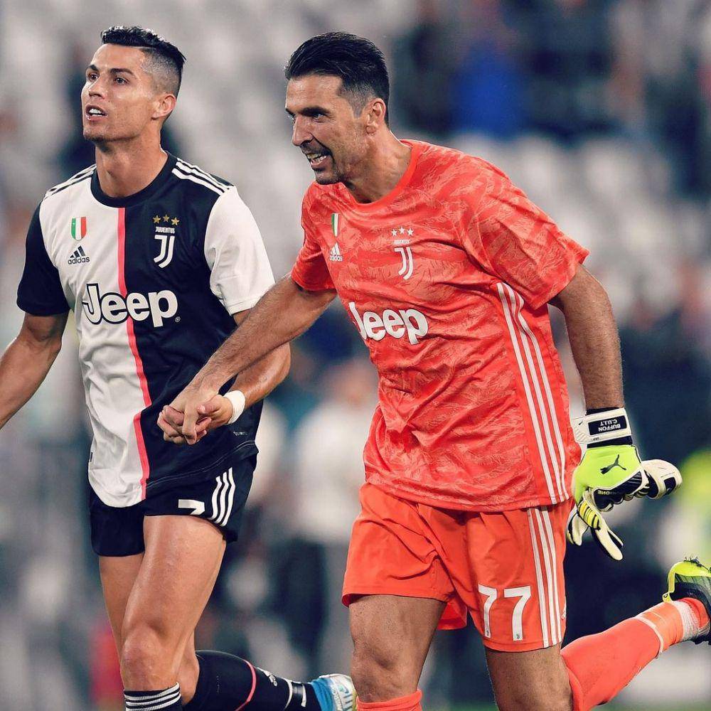 potret Gianluigi Buffon dan Cristiano Ronaldo (instagram.com/gianluigibuffon)