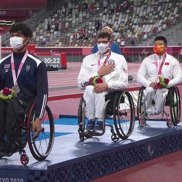 Atlet Para-atletik Amerika Serikat nomor balap kursi roda, Daniel Romanchuk (Instagram.com/daniel.romanchuk)
