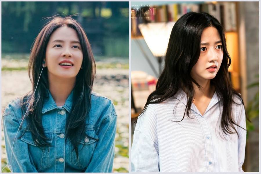 Song Ji Hyo dan Kim Hyun Soo (dok. TVING/The Witch's Diner | dok. SBS/Penthouse 3)