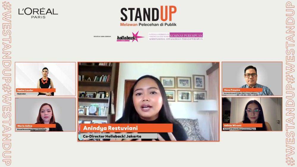 Anindya Restuviani, Co-Director Hollaback! Jakarta (dok. L'Oreal Paris)