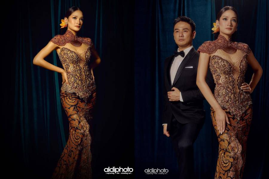Kebaya untuk prewedding (instagram.com/aldiphoto)