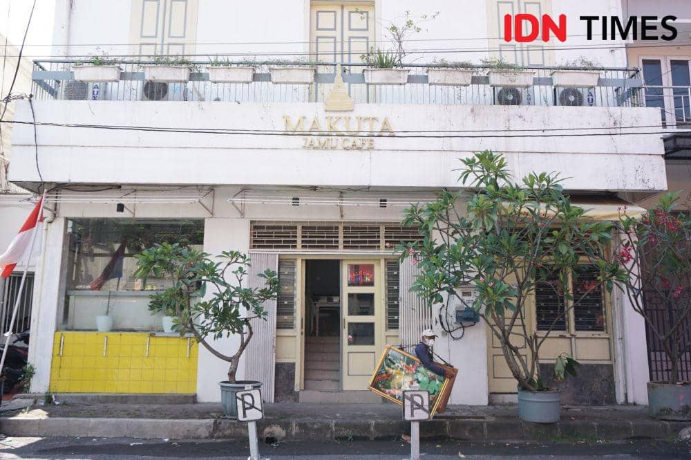 Makuta Jamu Cafe di Jalan Gang Pinggir No 38 Semarang menyajikan jamu kekinian sesuai gaya hidup masa kini. (IDN Times/Anggun Puspitoningrum)
