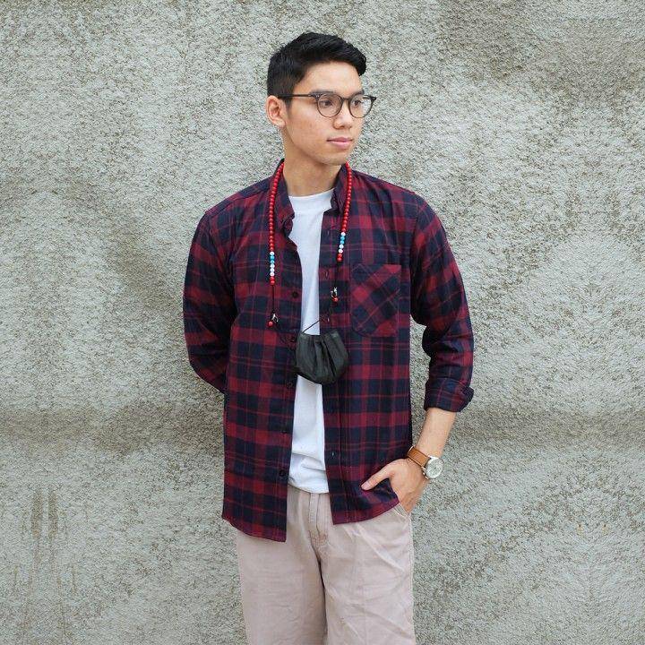ilustrasi kemeja flanel (woodcutter.id)