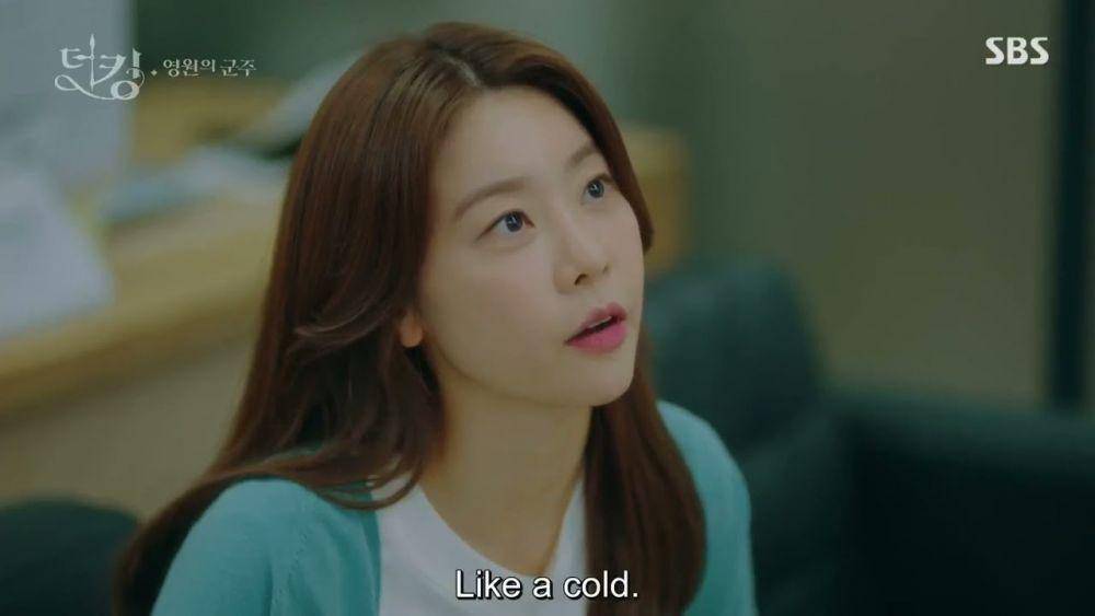 Sojin Girl's Day sebagai Jo Hae In dalam drama The King: Eternal Monarch (dok. SBS/The King Eternal Monarch)