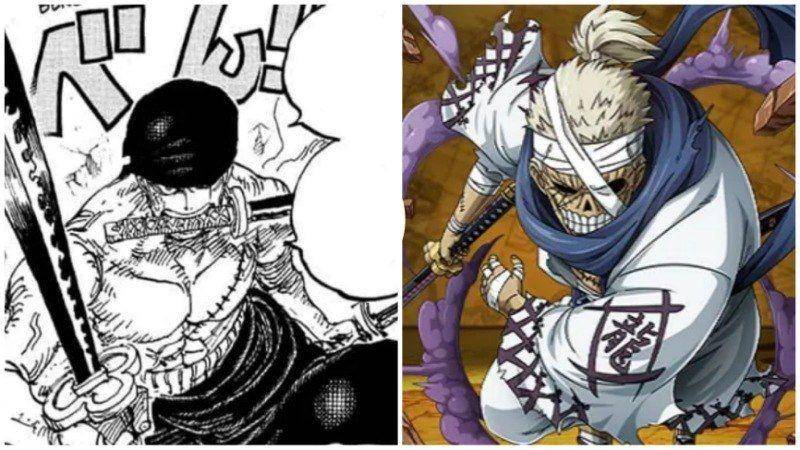 Roronoa Zoro dan Ryuma. (Dok. Shueisha/One Piece, Dok. Bandai Namco/One Piece Treasure Cruise)