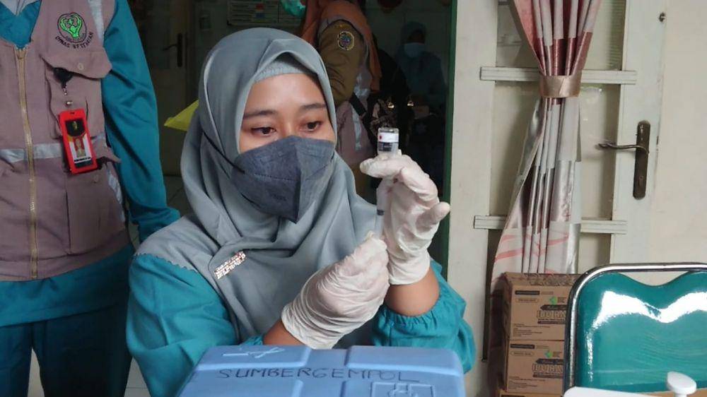 Pelaksanaan vaksinasi ibu hamil di Tulungagung dimulai serentak. IDN Times/ Bramanta Pamungkas