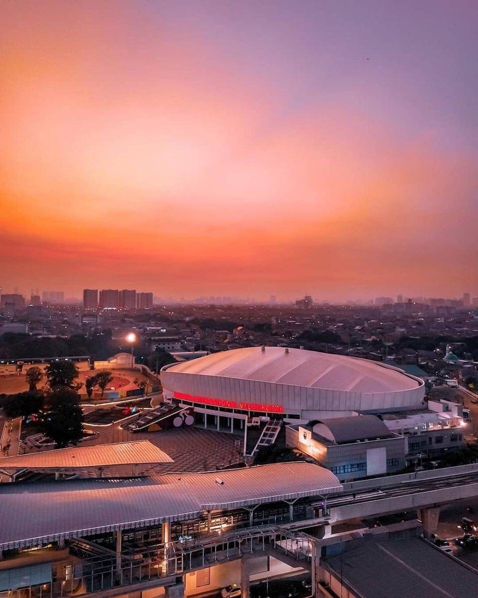 Jakarta International Velodrome kembali dibuka dengan syarat vaksinasi. (dok. Humas Jakpro)
