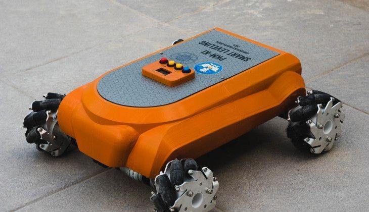 Robot Pintar Pengukur Kemiringan Permukaan Permudah Proyek Konstruksi