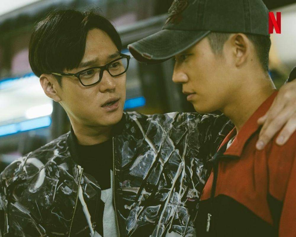 Go Kyung Pyo dan Jung Hae In di D.P. (Dok. The Swoon Netflix)