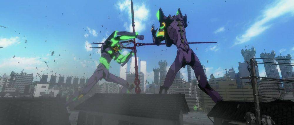 pertarungan Evangelion (dok. Studio Khara/Evangelion: 3.0+1.0 Thrice Upon a Time)