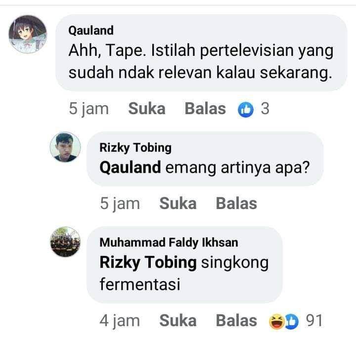 tanya jawab lucu di kolom komentar Facebook (facebook.com/Axel Adriel)