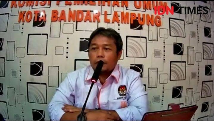 Ketua KPU Bandar Lampung, Dedy Triyadi (IDN Times/Silviana)