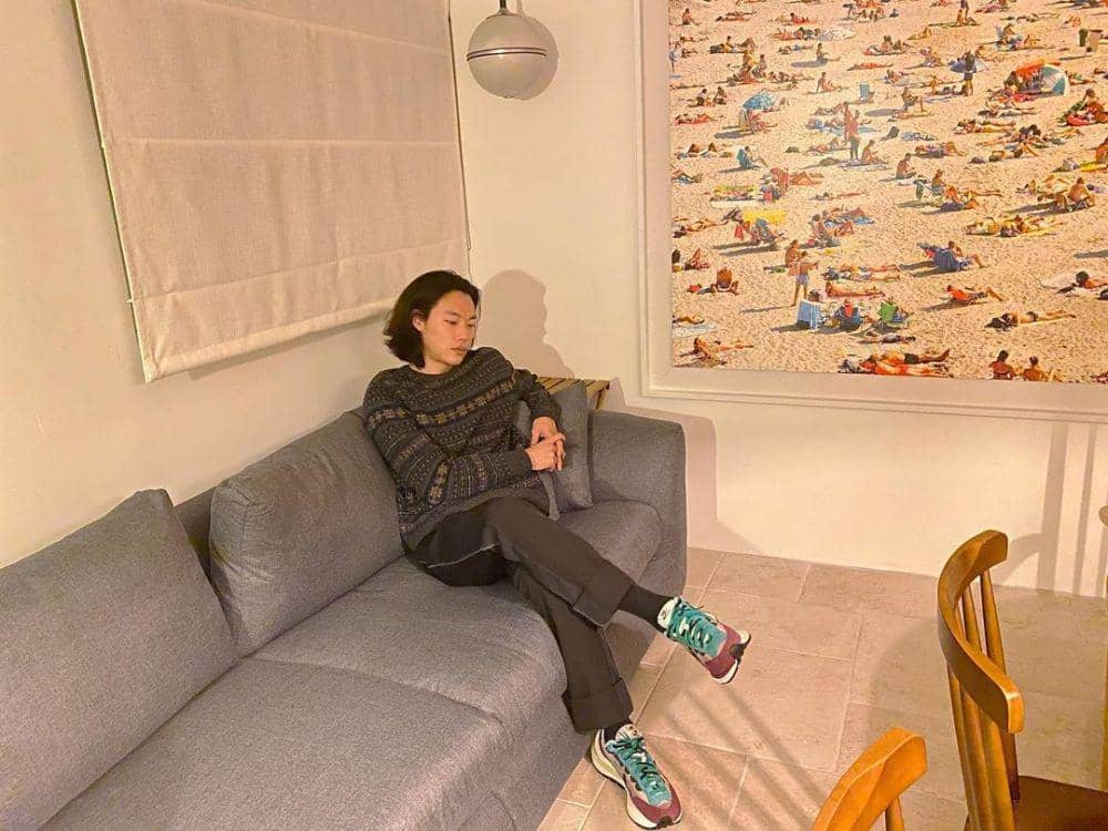 ootd sneakers Ryu Jun Yeol (instagram.com/ryusdb)