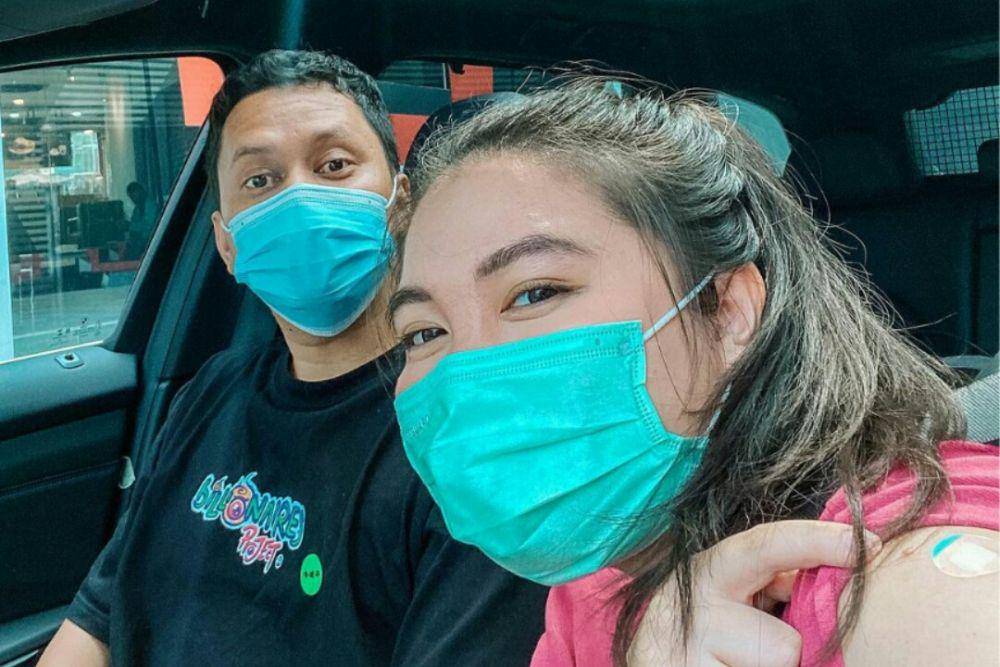 Tiara Pangestika melakukan vaksinasi COVID-19 saat hamil anak kedua. (instagram.com/tiarapangestika)