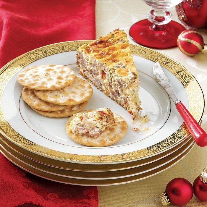 potret hidangan sausage cheesecake (www.tasteofhome.com/Taste of Home)