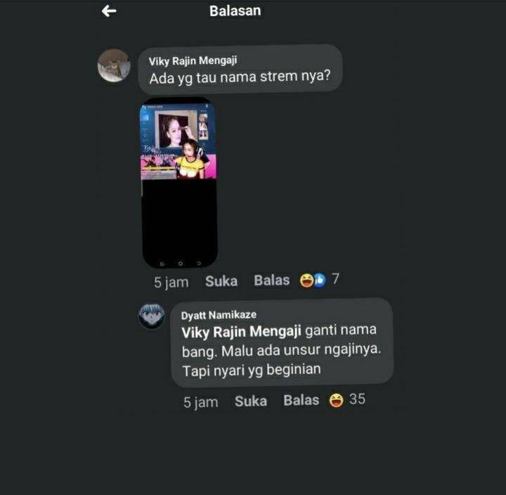 tanya jawab lucu di kolom komentar Facebook (facebook.com/Buronan Peak)