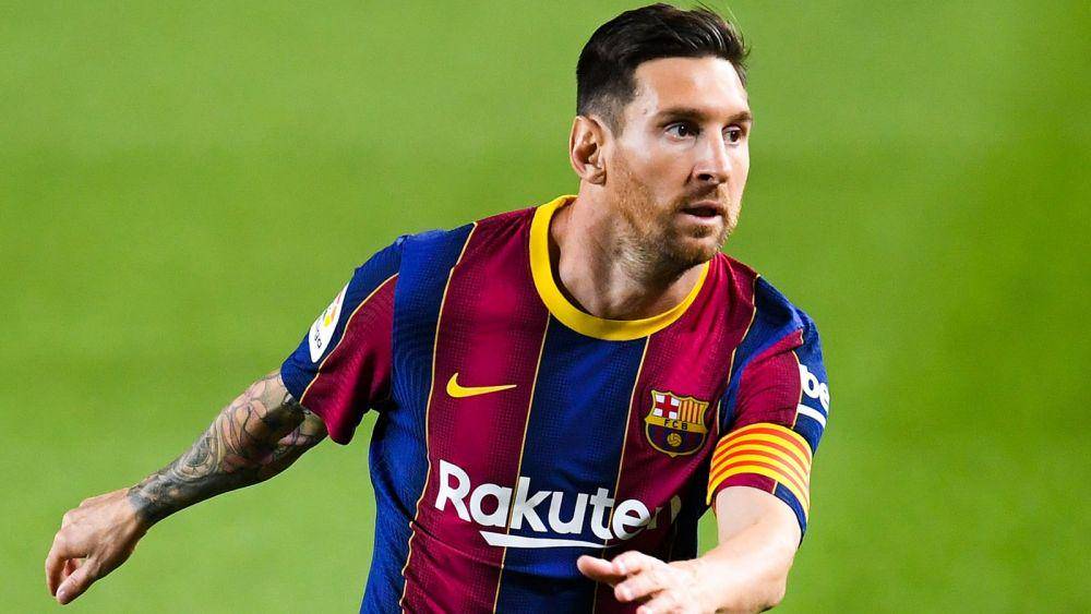 potret Lionel Messi saat masih berseragam FC Barcelona (skysports.com)